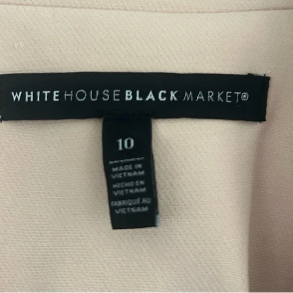 White House Black Market WHBM Blush Pink Tailored Blazer 10 - Picture 3 of 5